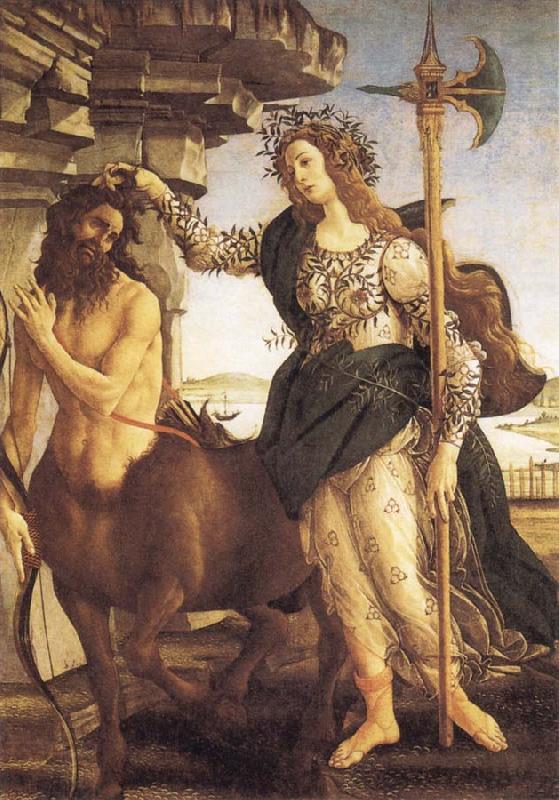 Sandro Botticelli Pallas and the Centaur oil painting picture